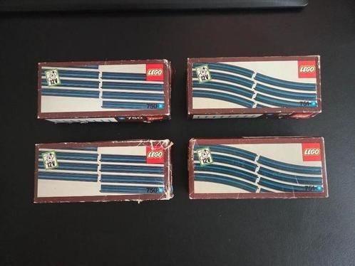 Lego Rails Middengeleider 12V Blauw 2x750 2x751, Kinderen en Baby's, Speelgoed | Duplo en Lego, Nieuw, Lego, Ophalen of Verzenden