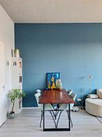 Eetstoelen set Dyyk groen, Ophalen, Blauw, Zo goed als nieuw, Stof