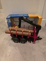 Bruder Houtaanhanger met Kraan, Ophalen of Verzenden, Zo goed als nieuw