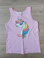 Nieuw! Schattig roze singlet met eenhoorn van H&M.Mt 122/128, Kinderen en Baby's, Kinderkleding | Maat 122, Meisje, H&M, Nieuw