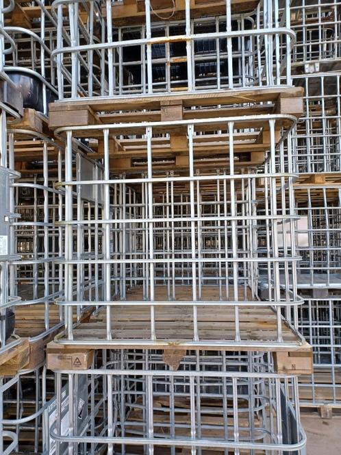 IBC kratten met houten bodem, Doe-het-zelf en Verbouw, Kratten en Dozen, Gebruikt, Krat, 100 cm of meer, 50 cm of meer, 60 cm of meer