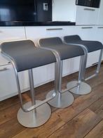 3 Lapalma - LEM design barkruk / kruk - Antraciet, Huis en Inrichting, Barkrukken, 3 krukken, Ophalen, Zo goed als nieuw, Draaibaar