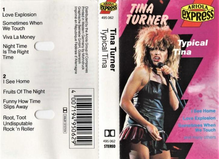 Tina Turner – Typical Tina  Originele Cassette Nieuw., Cd's en Dvd's, Cassettebandjes, Origineel, Pop, 1 bandje, Ophalen of Verzenden