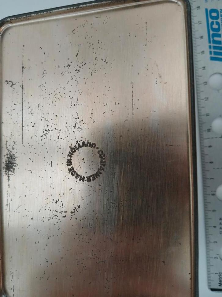 Vintage Blikken Doosje - Rozen & Vogels, Antiek en Kunst, Curiosa en Brocante, Ophalen of Verzenden