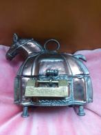 Antieke juwelendoos china paard div. Metalen brons enz., Ophalen of Verzenden