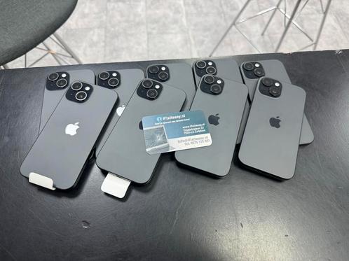 iPhone 15 128GB Zwart! Ongebruikt Nieuw! 1 jaar garantie!, Telecommunicatie, Mobiele telefoons | Batterijen en Accu's, Nieuw, Apple iPhone