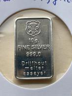 Zilverbaartje drijfhout 10 gram, geen amrobank !!, Postzegels en Munten, Edelmetalen en Baren, Verzenden, Zilver