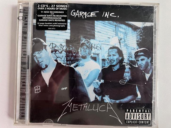 Metallica - Garage Inc. (2 CD), Cd's en Dvd's, Cd's | Hardrock en Metal, Zo goed als nieuw, Ophalen of Verzenden