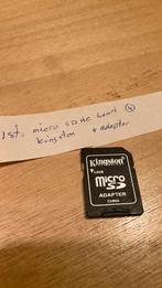 1 Micro SD HC kaart 4 Kinston + adapter, Ophalen, SD, Gebruikt, Kingston