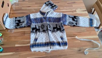 Peru kinder vest met capuchon maat 122 beschikbaar voor biedingen