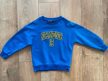 Nik & Nik mooie blauwe sweater maat 6/116 beschikbaar voor biedingen