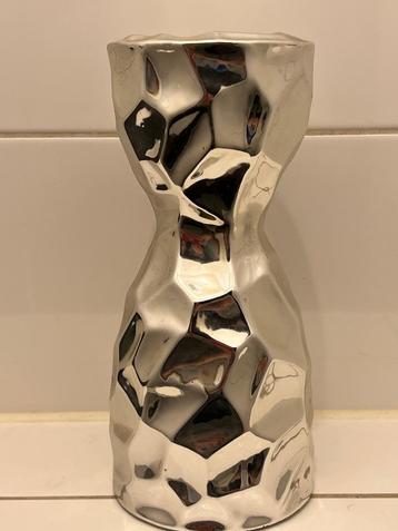Kandelaar Zilver Porselein 25cm beschikbaar voor biedingen