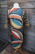 Jurk groen/ gekleurd Lizzy & Coco mt L 2 zijdig Vaste prijs, Kleding | Dames, Jurken, Maat 42/44 (L), Ophalen of Verzenden, Knielengte