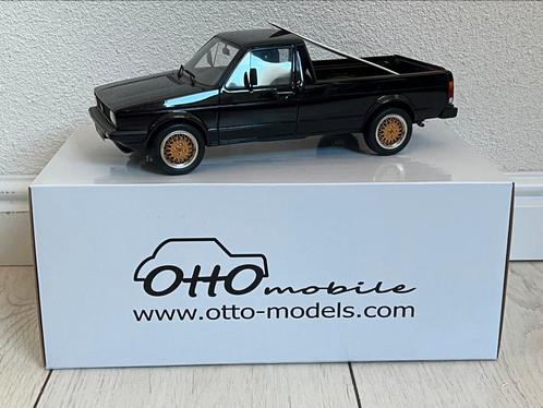 Volkswagen Caddy 1 Zwart 1:18 OttoMobile, Hobby en Vrije tijd, Modelauto's | 1:18, Nieuw, Auto, OttOMobile, Ophalen