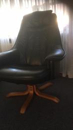 Gratis afhalen  leren draaistel, Huis en Inrichting, Fauteuils, Ophalen of Verzenden, Zo goed als nieuw