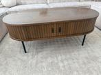 Salontafel walnoot hout / kleur, Huis en Inrichting, Zo goed als nieuw, Minder dan 50 cm, Rechthoekig, 50 tot 100 cm