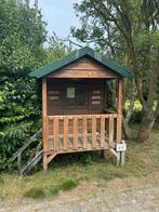 Speelhuisje hout met inrichting, Kinderen en Baby's, Speelgoed | Buiten | Speelhuisjes, Ophalen of Verzenden, Hout