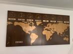 Seiko wereldklok - Groot model, Ophalen, Gebruikt, Analoog, Wandklok