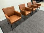 4 Nieuw Design on Stock Amra Eetkamerstoel cognac leer Stoel