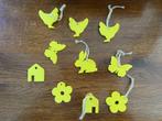 10 Paastak Hangers van Hout Kleur: Geel Nieuw, Diversen, Ophalen of Verzenden, Nieuw