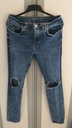 Heren ripped skinny jeans - spijkerbroek W32 - L34, Ophalen of Verzenden, Zo goed als nieuw, Blauw, W32 (confectie 46) of kleiner