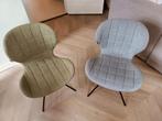 6 Zuiver OMG eetkamerstoelen (groen & grijs), Huis en Inrichting, Stoelen, Ophalen, Gebruikt, Metaal, Vijf, Zes of meer stoelen