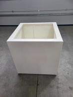 Adezz Plantenbak hoogglans wit afm 80x80x80 cm, Tuin en Terras, Bloembakken en Plantenbakken, Ophalen, Tuin, Kunststof, Vierkant