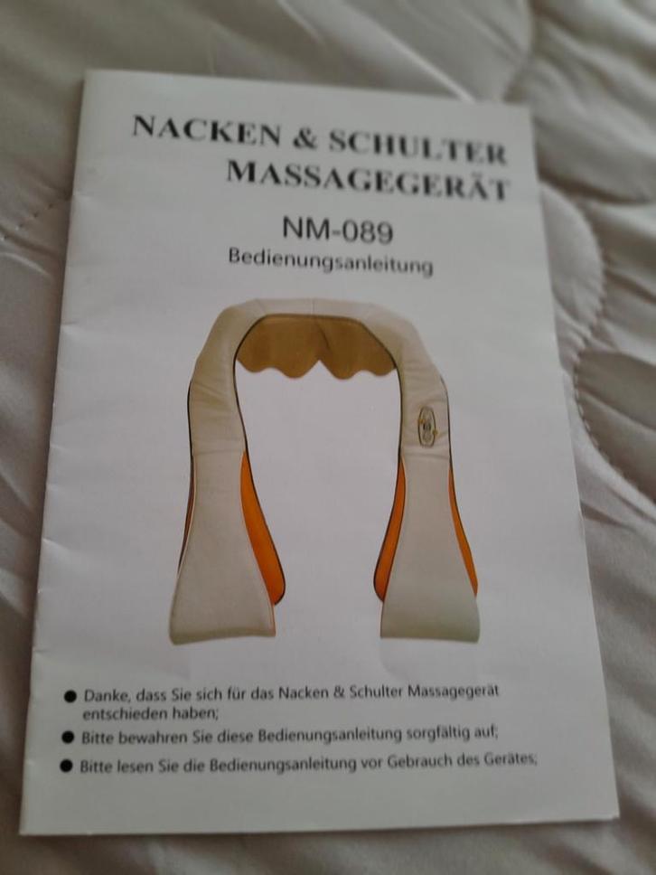 Elektrisch Massagekussen Nek/Schouder, Sport en Fitness, Massageproducten, Ophalen