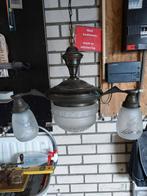 Tinnen hanglamp, Huis en Inrichting, Lampen | Hanglampen, Ophalen of Verzenden, Zo goed als nieuw, Overige materialen, Minder dan 50 cm