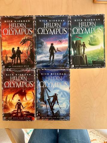 Helden van de Olympus, Rick Riordan - complete serie (1-5) beschikbaar voor biedingen