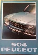 Peugeot 504 Sedan brochure 1978, Verzenden, Zo goed als nieuw, Peugeot