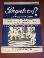 Por que te vas? Malando, Muziek en Instrumenten, Bladmuziek, Ophalen of Verzenden, Gebruikt, Artiest of Componist