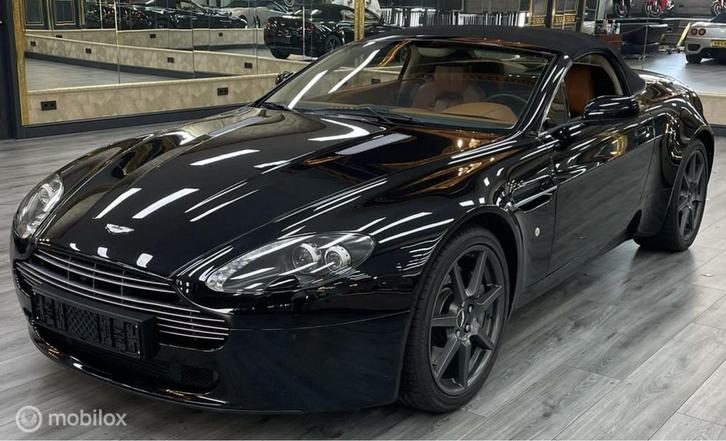 Aston Martin V8 VANTAGE ROAD Lente actie € 2.500,00 kortin, Auto's, Aston Martin, Bedrijf, Te koop, V8 Vantage, Lederen bekleding