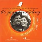 2005 BU Set Themaset 60 Jaar Bevrijding Nederland-Canada, Postzegels en Munten, Setje, Koningin Beatrix, Zilver, Euro's