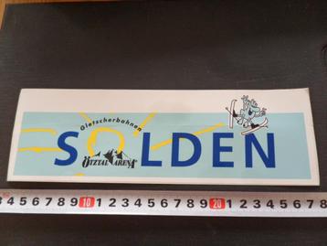 sticker Oostenrijk SOLDEN Ötztal Arena Gletscherbahnen  beschikbaar voor biedingen
