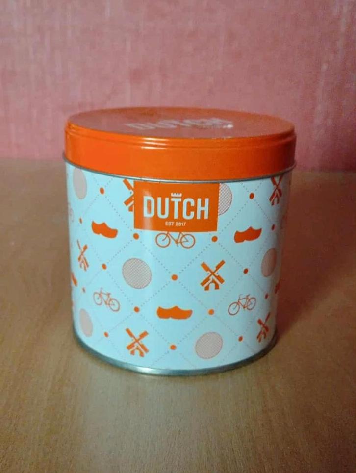 50% Korting! Dutch stroopwafel blik, Verzamelen, Blikken, Gebruikt, Koek(jes), Overige merken, Ophalen of Verzenden