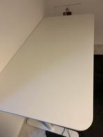 Trotten bureau wit Ikea 160x80, Huis en Inrichting, Bureaus, Ophalen, In hoogte verstelbaar, Gebruikt, Bureau