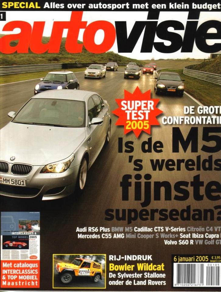 Autovisie Supertest 2005, Boeken, Auto's | Folders en Tijdschriften, Gelezen, Algemeen, Ophalen of Verzenden