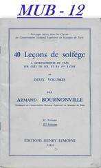 MUB -12 - 40  Solfege lessen in de Sol en Fa sleutel  Deel 2, Ophalen of Verzenden, Nieuw, Les of Cursus, Zang