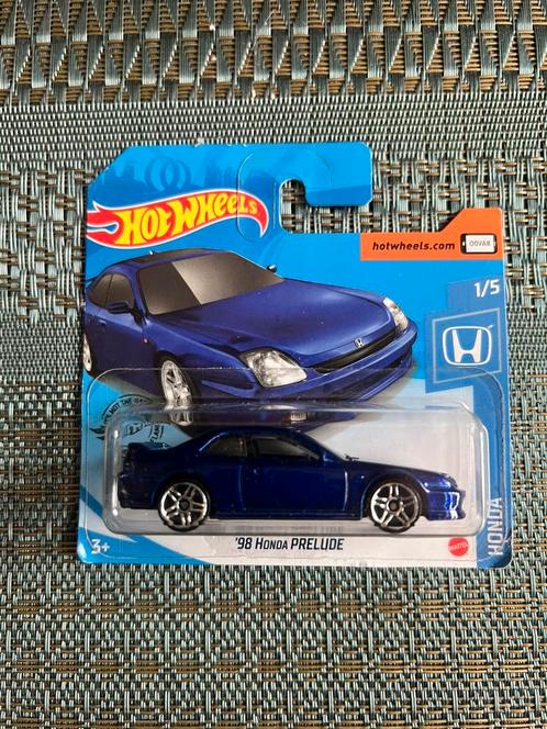 Hotwheels 1998 Honda Prelude, Hobby en Vrije tijd, Modelauto's | Overige schalen, Zo goed als nieuw, Auto, Ophalen of Verzenden