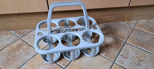 te koop licht grijze 6 flessen houder 34 x 25 cm, Huis en Inrichting, Keuken | Keukenbenodigdheden, Zo goed als nieuw, Ophalen of Verzenden