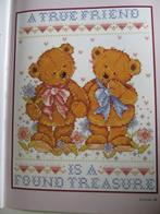 Borduurpatroon  Merklap Beren  nr 5900, Verzenden, Nieuw, Handborduren, Patroon