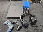 PS4 inc 2 controllers, headset en 6 spellen, Ophalen of Verzenden, Met 2 controllers, Original