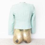 H&M Jasje14 (Maat 36) - 11 € 15,-, Kleding | Dames, Jasjes, Kostuums en Pakken, H&M, Blauw, Ophalen of Verzenden, Zo goed als nieuw