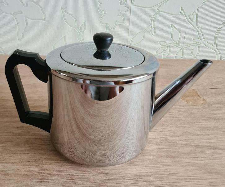 te koop: Bredemeijer dubbelwandige theepot, vintage, Huis en Inrichting, Keuken | Servies, Gebruikt, Ophalen of Verzenden