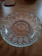 Glazen schaal puntgaaf  Ø 30cm, Hoogte 6cm, Schaal, Rond, Ophalen of Verzenden, Glas