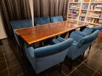 Eettafel boomstam 200 x 74, Huis en Inrichting, Tafels | Eettafels, Ophalen, Gebruikt, 200 cm of meer, 50 tot 100 cm