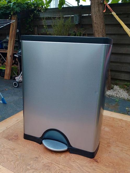Simplehuman Recycler Pedaalemmer - Zo goed als nieuw!, Huis en Inrichting, Woonaccessoires | Prullenbakken, Zo goed als nieuw
