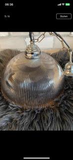 Holopfane lampenkap vintage heel mooi glas, Ophalen of Verzenden, Rond
