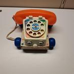 vintage fisher price telefoon jaren 60, Kinderen en Baby's, Speelgoed | Fisher-Price, Gebruikt, Ophalen of Verzenden, Duw- of Trekspeelgoed